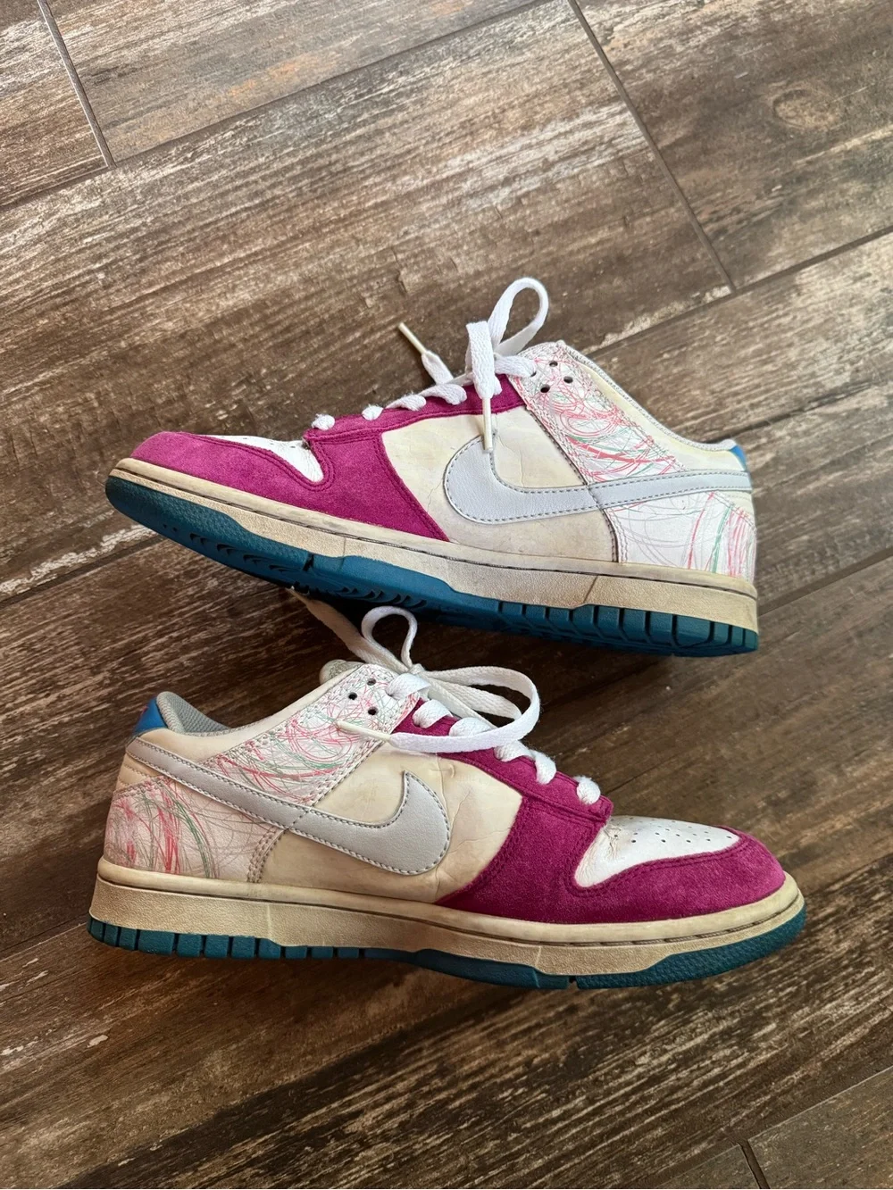 Nike Women’s Dunk Low 6.0 'Rave Pink' sneakers size 8.5